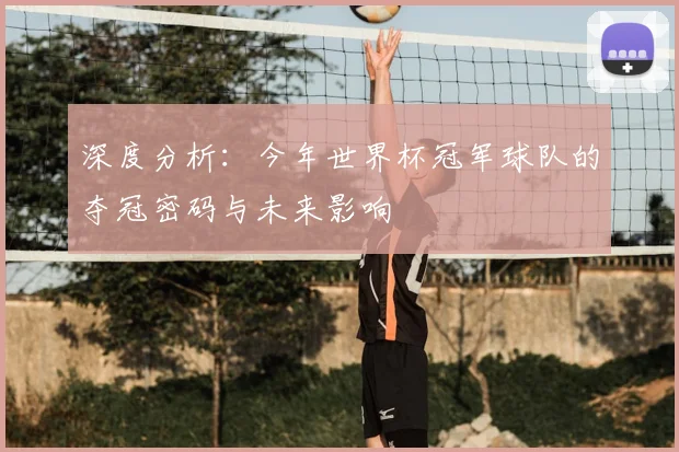 深度分析:今年世界杯冠军球队的夺冠密码与未来影响