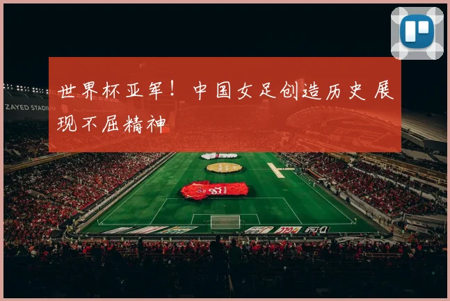 世界杯亚军！中国女足创造历史 展现不屈精神